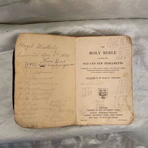 Antique 1924 Holy Bible